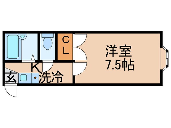 マドカハイツアオイⅠの物件間取画像